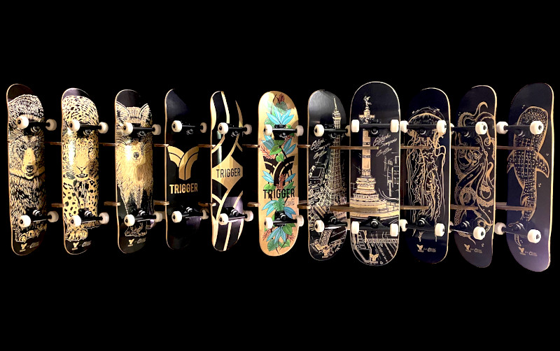 24/12/2021 Nouvelle collection Trigger Skateboard